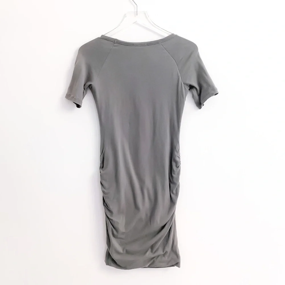 James Perse Ruched Raglan Mini Dress 1 - Picture 3 of 8